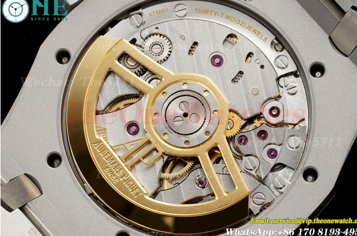 APSF Frosted Oak 15510 41mm White Dial Clone A4302 SS SS Royal Super 0413